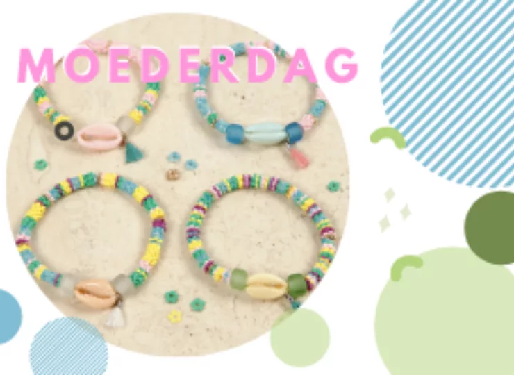 Knutseltip: fleurige armbandjes voor moederdag