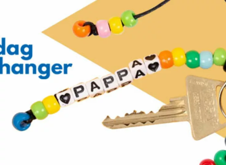 Knutseltip: Vaderdag sleutelhangers