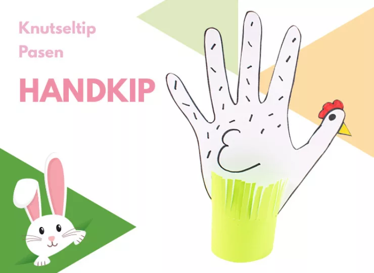 Knutseltip: Pasen Handkip