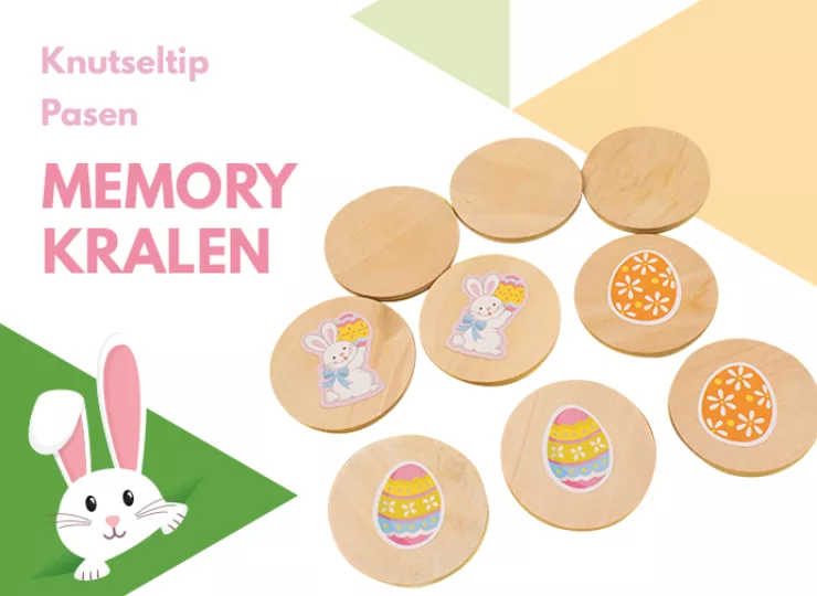 Knutseltip Pasen: Memory kralen spel